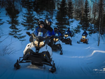 Northern Lights Snowmobile Excursion from Vuokatti
