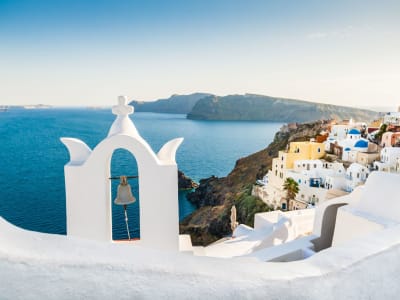 4-tägige Inselhopping-Bootstour nach Santorin, Naxos und Mykonos ab Athen