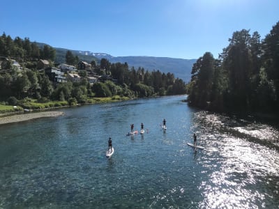 Stand Up Paddling on Voss River in Voss