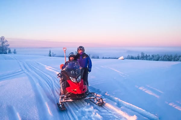 Motoneige à Saariselkä