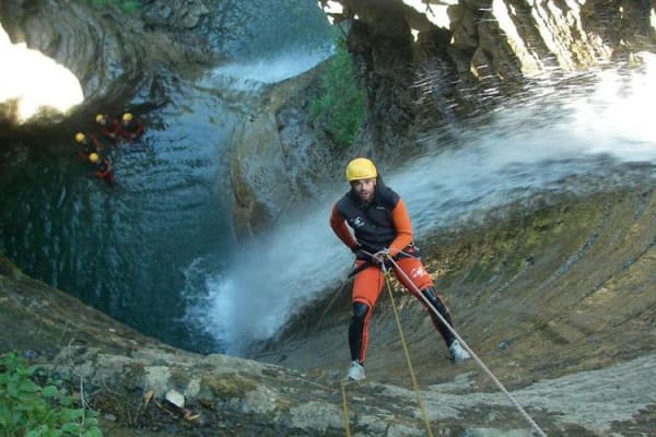 Canyoning in Cañamares