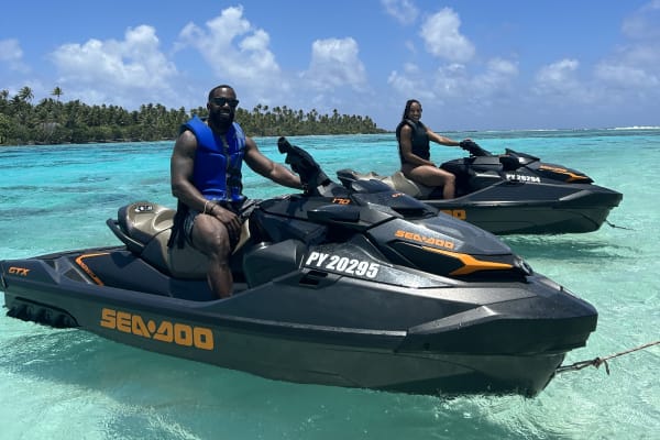 Jet Ski Excursion on Taha'a Lagoon