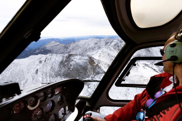 Vuelo en helicóptero en Pirineos Orientales
