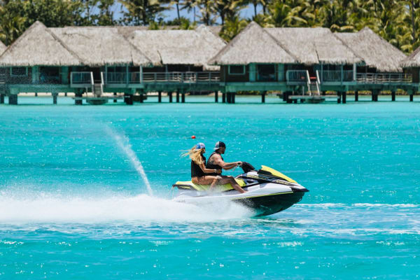 Jet Skiing in Bora Bora