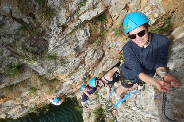 Via ferrata of the Vidourle near Montpellier
