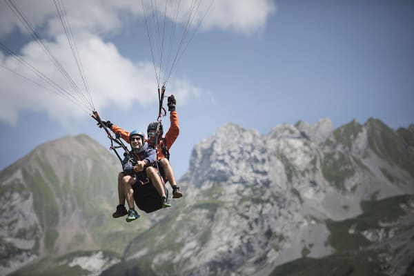 First Paragliding Experience in Le Grand-Bornand