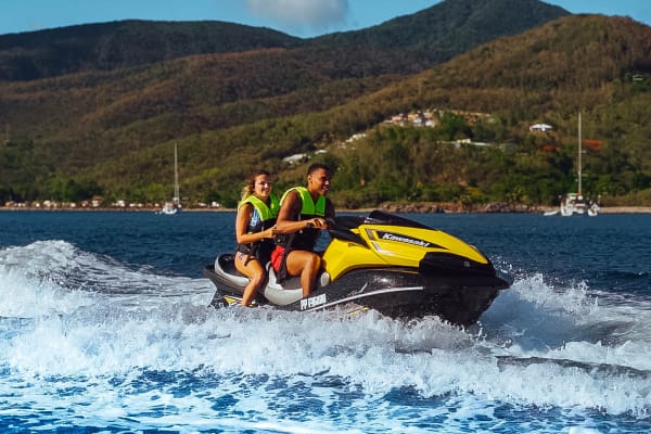 Jet Skiing in Cousteau Reserve