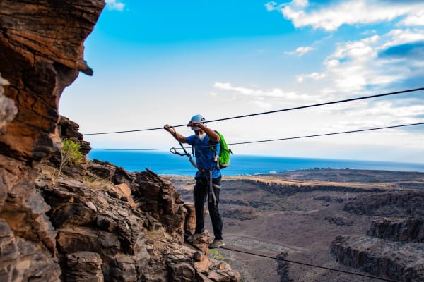 Klettersteig in Maspalomas, Gran Canaria