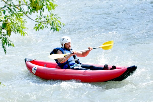 Canorafting in Saint-Lary-Soulan on the Neste d'Aure