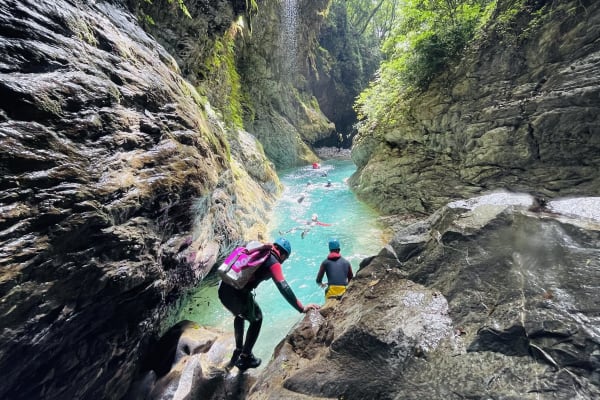 Canyoning in Rocchetta Nervina