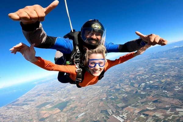 Skydiving in Rome