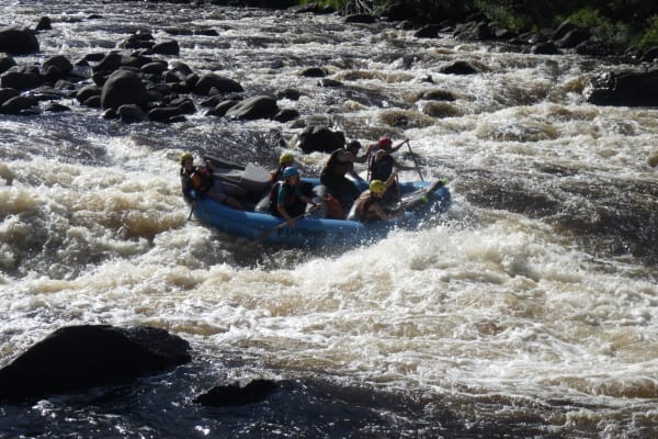 Rafting on the Mistassibi River in Saguenay-Lac-Saint-Jean