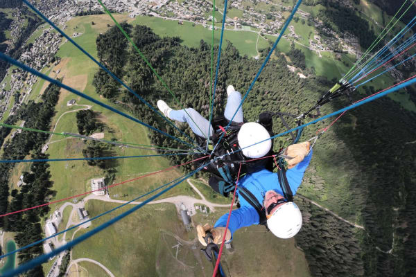 Paragliding Flight over La Clusaz, Aravis Massif