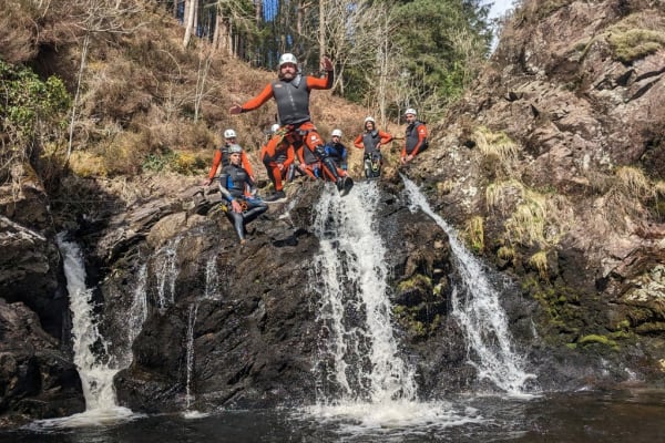 Half day canyoning in Murry’s Canyon in Galloway Forest Park