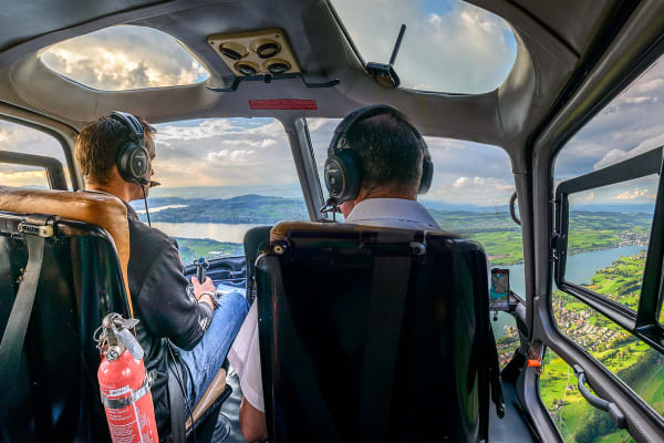 Helikopter selber fliegen, Schnupperflug in der Nähe von Luzern