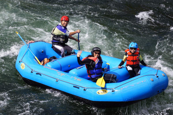 Rafting on the Numedalslågen River in Dagali near Geilo