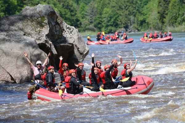 White Water Rafting in Laurentians