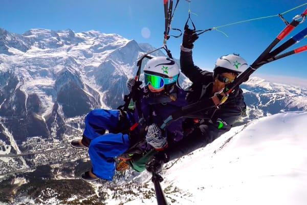 Paragliding in Chamonix Mont-Blanc