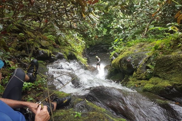 Canyoning in Tahiti