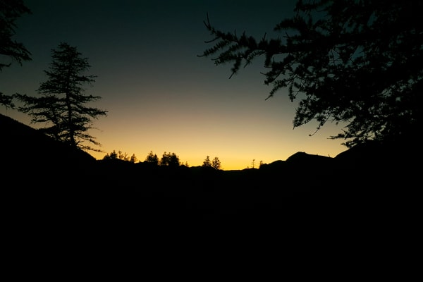 Randonnée raquettes aux étoiles dans le parc national du Mercantour