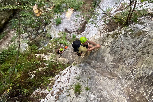 Via Ferrata au Lac de Garde