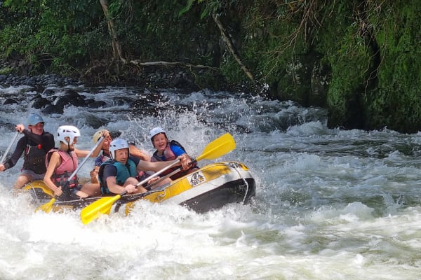 White Water Rafting in Marsouins River, Saint-Benoit