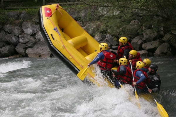 White Water Rafting in Courchevel, Les Trois Vallées