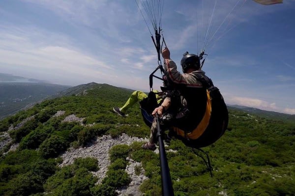 Paragliding in Plitvice Lakes National Park