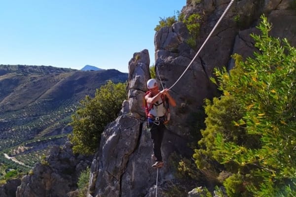 Via Ferrata Castillo de Locubin near Granada