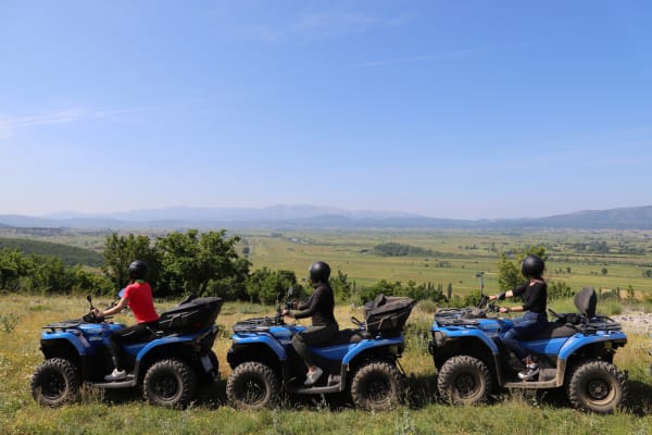Guided Quad Tour to the rivers of Dalmatia near Split
