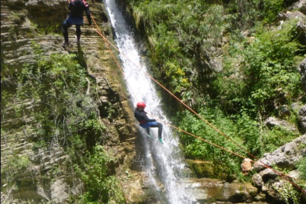Canyoning in Nefeli gorge in Papigo