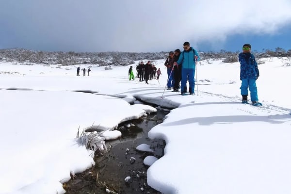 Schneeschuhwanderung in Asturien