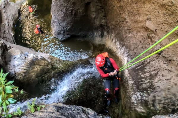Canyoning in Los Gigantes, Tenerife