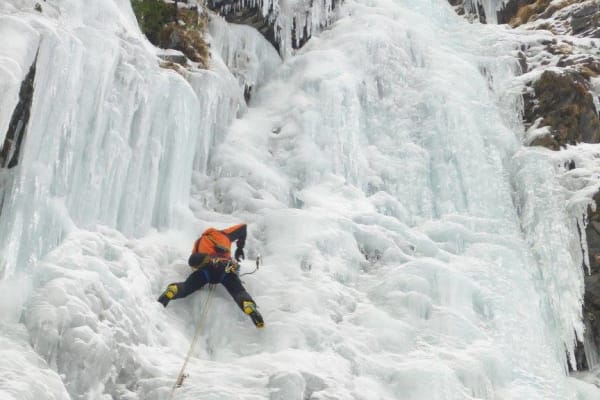 Escalade sur glace à Huesca