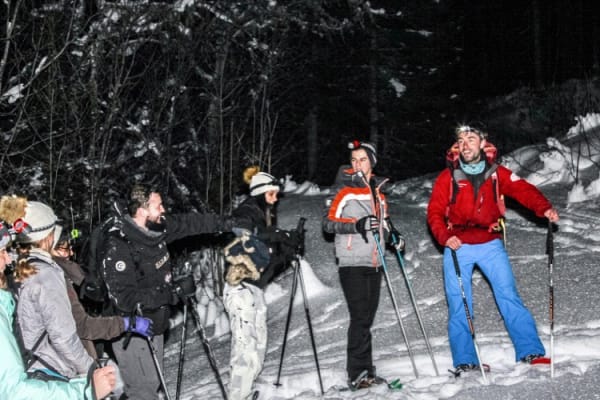 Schneeschuhwandern in Megève, Evasion Mont Blanc