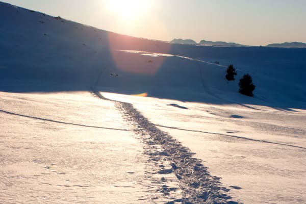 Schneeschuhwandern in Les 7 Laux