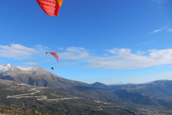 Paragliding in Mount Olympus