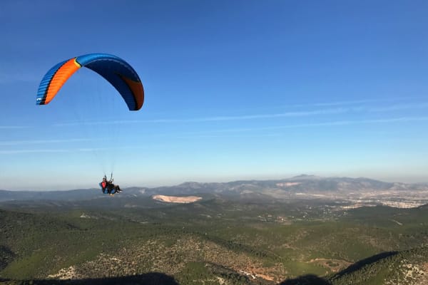 Paragliding in Athens
