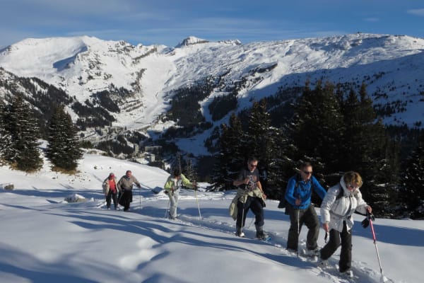 Schneeschuhwandern in Avoriaz, Portes du Soleil