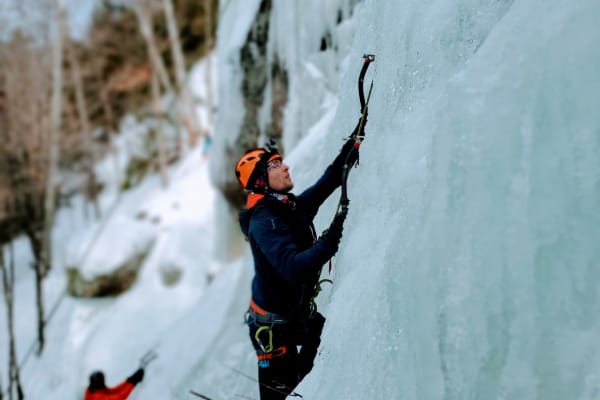 Escalade sur glace à Montréal
