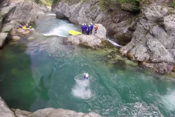 Canyoning für Anfänger in der Sesia-Schlucht bei Alagna Valsesia