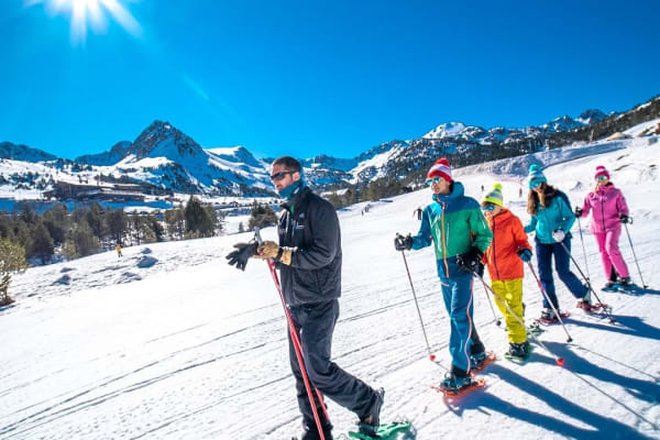 Schneeschuhwandern in Andorra