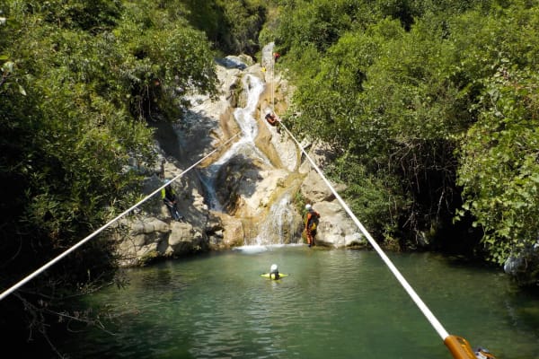 Canyoning in Sierra de las Nieves