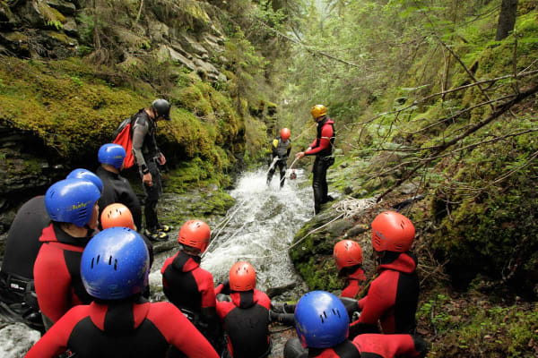 Canyoning in Sjoa