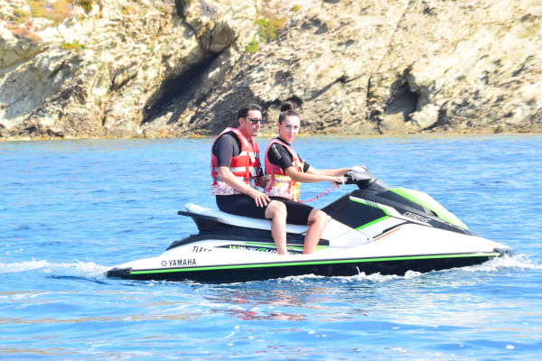 Jet ski touring in Porquerolles, starting from Hyères