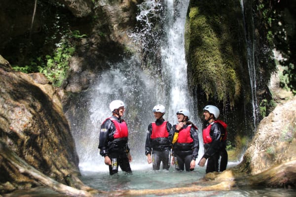 Canyoning in Laino Borgo