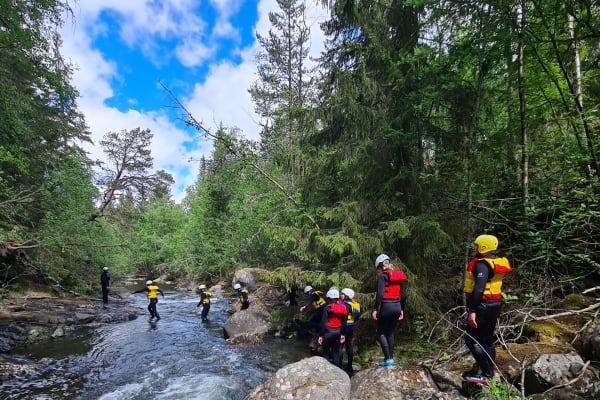 Canyoning the River Sjoa from Nedre Heidal, Innlandet