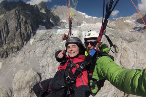 Paragliding in Courmayeur