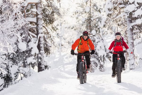 Fat bike à Pyha