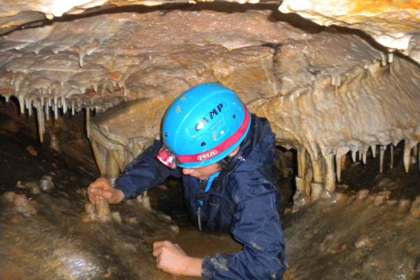 Caving in Villalba de la Sierra
